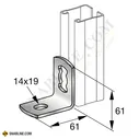 Опорный элемент Hilti MQP-1/1-F