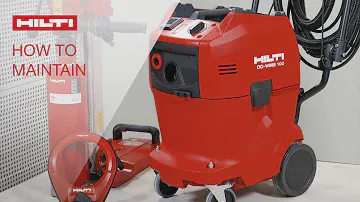 HOW TO clean and maintain your Hilti DD WMS 100 water management system