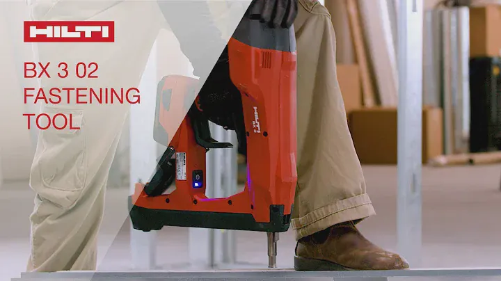 OVERVIEW of Hilti's BX 3 02 battery-actuated fastening tool