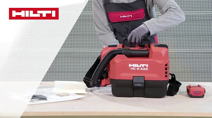 ANLEITUNG zur korrekten Bedienung des Hilti Trockensaugers VC 5-A22