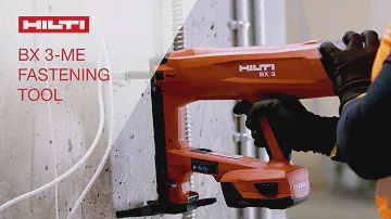 OVERVIEW of Hilti's fasteners for the BX 3-ME battery-actuated fastening tool