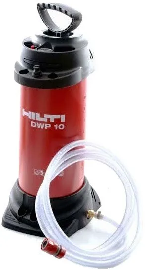 Ручной водяной насос для подачи воды при алмазном бурении сверлении. HILTI DWP 10