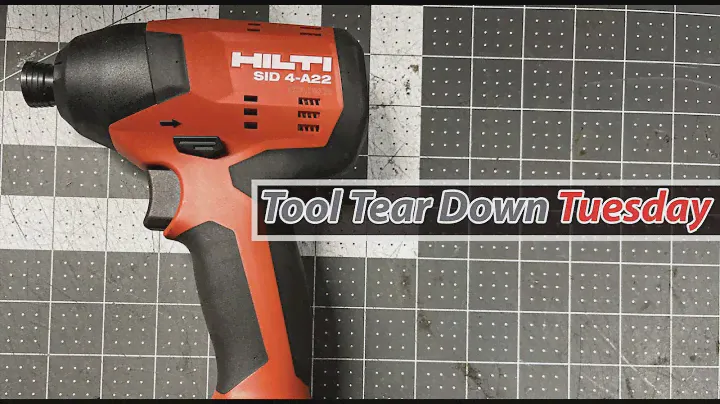Taking apart the HILTI impact Driver