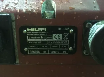 Гидравлическая стенорезная машина hilti DS-LP32 б/у-2